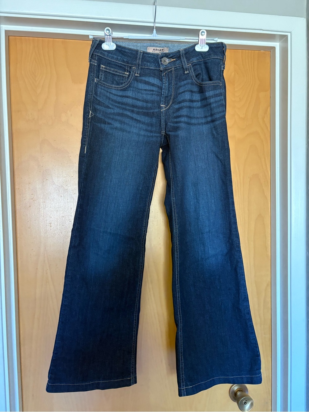 Ariat Women's Dark Blue Perfect Rise Trouser sz 27S